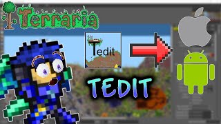 How To Use TEdit with Mobile Terraria 14 Worlds  Terraria Mobile Map Editor [upl. by Tosch28]