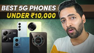 Top 5 Paisa Wasool 5G Phones Under ₹10000 MAY 2024 [upl. by Aihsinat330]