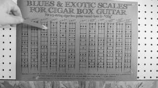 Blues amp Exotic Scales for 3String Cigar Box Guitar [upl. by Luhem]