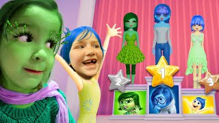 DRESS to iMPRESS but with iNSiDE OUT 2 ⭐⭐⭐⭐⭐ Adley amp Navey play a princess fashion show Roblox game [upl. by Bornstein808]