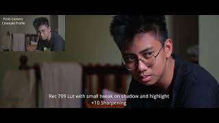 Canon M50 Test  Cinestyle Profile  Rec 709 Lut [upl. by Ellemac508]