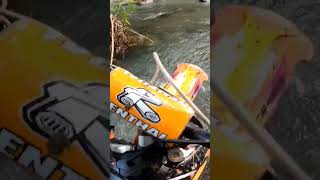 River crossing Bacolod City  KTM SX 150 [upl. by Otis]