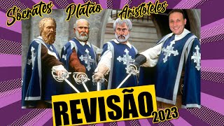 REVISÃO DE SÓCRATES PLATÃO E ARISTÓTELES PARA O ENEM 2023 [upl. by Mazonson792]