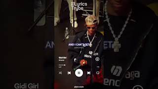 Wizkid  Gidi Girl Lyrics lyricstrybe afrobeats [upl. by Yrret]