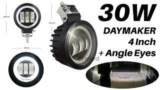 PREVIEW  Daymaker 4 Inch Angle Eyes 30W Cut off [upl. by Four]