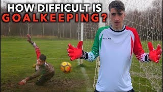 How Difficult is playing as Goalkeeper Outfield player tries being Goalie for 1 week [upl. by Llenyl871]