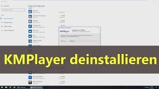 KMPlayer deinstallieren [upl. by Anuahsed]