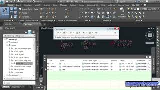 CIVIL 3D  Formatting points using description keys  Video013 [upl. by Ditter]