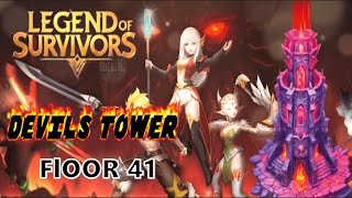 Legend of Survivors  Devils Tower Floor 41  Roguelike Survival Challenges  Kills🛡️ 3947 [upl. by Deraj801]