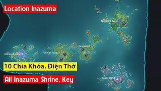 Genshin Impact  Inazuma Shrine of Depths  All Shrine Keys  10 Điện thờ và chìa khóa Inazuma [upl. by Carter]