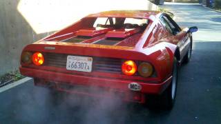 1984 Ferrari 512 Boxer BBi exhaust sound and rev [upl. by Algy155]