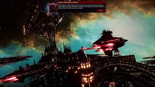 Battlefleet Gothic Armada 2 Turn 99 Blind Rage Chaos story mission [upl. by Yntruoc]