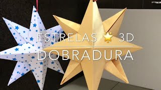 ESTRELA 🌟 3D  DIY [upl. by Doble777]