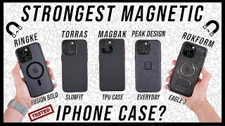 Strongest Magnetic iPhone Case  Testing the Top Strongest MagSafe iPhone Cases Review [upl. by Cruce650]