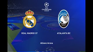 UEFA CHAMPIONS LEAGUE FINAL REAL MADRID VS ATALANTA PES 2021 [upl. by Adnov561]