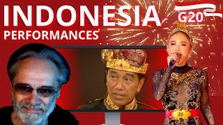 INDONESIA  AMAZING CULTURAL SHOW AT Gala Dinner G20 IN BALI  REACTION by GianniBravoSka [upl. by Leban]