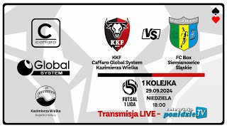 KKF Caffaro Global System Kazimierza Wielka vs FC Silesia BOX Siemianowice  transmisja LIVE [upl. by Acinorahs]