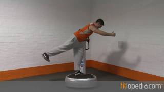 Power Plate Single Leg Romanian Deadlift with Single Arm Elevation [upl. by Dlanigger]