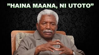 SIKU MZEE MWINYI ALIPOMVAA JANUARY MAKAMBA HADHARANI quotNI UTOTOSIO SAWA NA HAINA MAANAquot [upl. by Bartholomeo898]