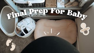 GETTING READY FOR BABY  Nesting and Organizing  37 Weeks Pregnant [upl. by Mommy]