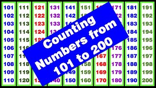 Counting Numbers from101 To 200  By Prism Infotech Hassan [upl. by Llahsram]