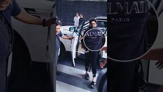 Allu Arjun Very Stylish TShirt Price alluarjun balmain filmfareawards shorts [upl. by Euqinorev]