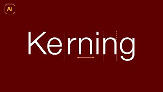 How To Adjust Kerning In Illustrator  Manually amp Automatically [upl. by Arba975]