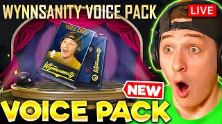 MAXING WYNNSANITY VOICE PACK LIVE PUBG MOBILE [upl. by Wehrle]