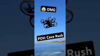 POV Coastline Cave Rush with DJI Avata2 🔥😵 shorts dji djiavata2 drone fpv [upl. by Wilkinson]