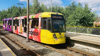 TramSpotting At South Chadderton 5724 Manchester MetroLink [upl. by Yrac]