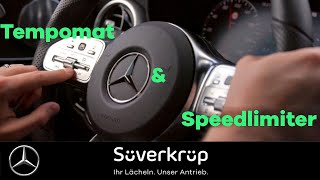 MercedesBenz Tempomat und Speedlimiter einfach erklärt  Süverkrüp AMG GLC Tutorial Test [upl. by Annahael762]