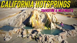 Visiting Wild Willy’s amp Travertine Hot Springs on Our Favorite Road HIGHWAY 395 In California [upl. by Suoicserp]