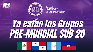 Los Rivales de Panamá  Ya Están Los Grupos del Pre Mundial Sub 20  CONCACAF [upl. by Kendal]