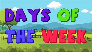 Nursery Rhyme Street  Days of the Week  Popular Nursery Rhymes and Kids Songs  Ep 10 [upl. by Ynnavoj]