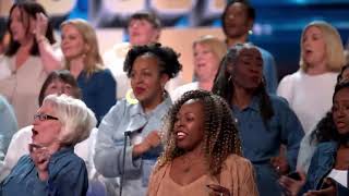 Northants Sings Out give ELECTRIFYING performance with a twist Auditions BGT 2024 [upl. by Eugatnom]