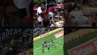 GOLAÇO DE COBERTURA TORCIDA DO FLAMENGO EXPLODE COM GOL DO PLATA NA FINAL DA COPA BETANO DO BRASIL [upl. by Aerdnek]