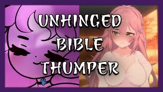 Unhinged Vtuber Threatens Kids with Eternal Damnation [upl. by Ecnirp]