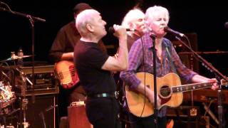 Graham Nash amp Allan Clarke former Hollies sing Bus Stop with David Crosby [upl. by Devol]