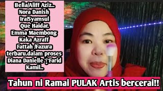 October jadi bulan ramai PULAK Artis bercerai  tup² jer keluar berita dah cerai artismalaysia [upl. by Garold]