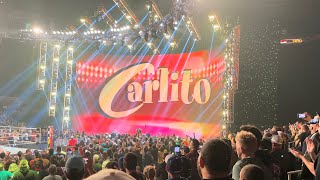 Carlito Return Live WWE Fastlane Oct 7 2023 [upl. by Nwahsear328]