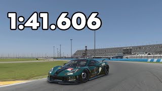 IRacing  Corvette C8R GTE  Daytona Roval Hotlap [upl. by Jorin412]