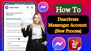 How To Deactivate Messenger Account New 2024  Deactivate Messenger Account [upl. by Bluhm]