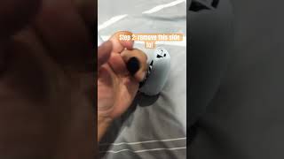 How to remove the plates to your PS5 controller ps5 dualsensecontroller tutorial shorts [upl. by Antoinetta521]