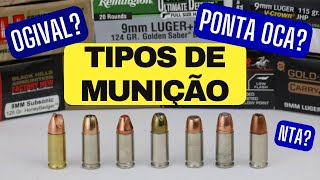 Tipos de munições Ogival ponta oca NTA polymatch para que serve cada munição [upl. by Aysahc942]