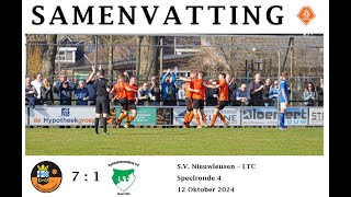 Samenvatting SV Nieuwleusen 1  LTC 1 [upl. by Nesnah368]