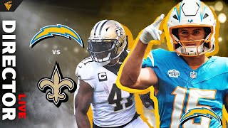 Chargers vs Saints Watch Party Week 8 2024  Director LIVE [upl. by Mehalek345]