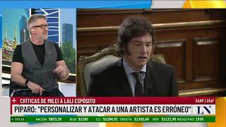 Javier Milei quotLali Despósito cobró de varios gobiernosquot nueva crítica a la cantante [upl. by Amiarom442]