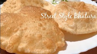 Perfect Instant Bhatura with Soda Water Best Bhatura Recipe भटूरा बनाने का आसान तरीका [upl. by Namlas903]