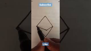 drawing octahedron shape 3D [upl. by Arreis]