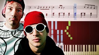 twenty one pilots Goner 2015  Piano Tutorial  Sheets [upl. by Redman]